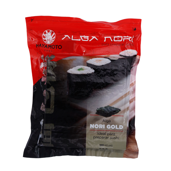 RestoMarket - ALGA MARINA NORI GOLD MAYAMOTO 100 HOJAS